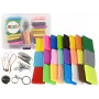LEAN TOYS Kūrybinis molio modeliavimo rinkinys 24 spalvos su aksesuarais