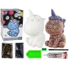 LEAN TOYS Kūrybinis Vienaragio Rinkinys DIY Deimantiniai Kristalai Rudas