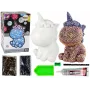 LEAN TOYS Kūrybinis Vienaragio Rinkinys DIY Deimantiniai Kristalai Rudas