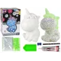 LEAN TOYS Creative Unicorn Kit DIY Diamonds Crystals Green
