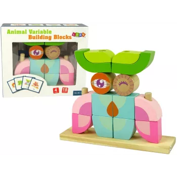 LEAN TOYS Creative Wooden Spatial Puzzle Owl 3D