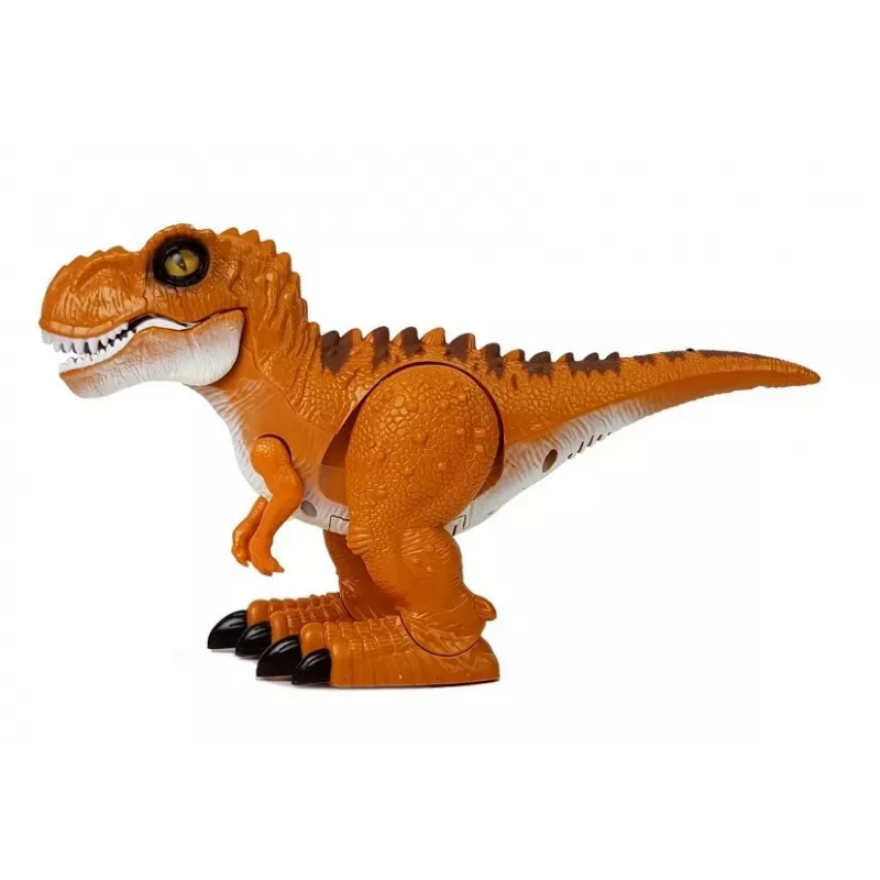 LEAN TOYS Dinozauras nuotoliniu valdymu R/C Bronzinis Garsas Šviesa