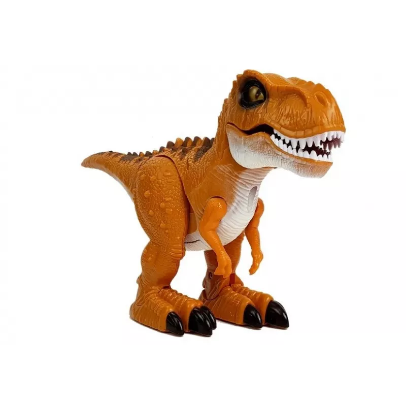 LEAN TOYS Dinozauras nuotoliniu valdymu R/C Bronzinis Garsas Šviesa
