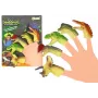 LEAN TOYS Dinosaurs Rubber Sensory Finger Puppets