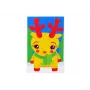 LEAN TOYS DIY Coloured Mosaic Christmas Reindeer Patching Set