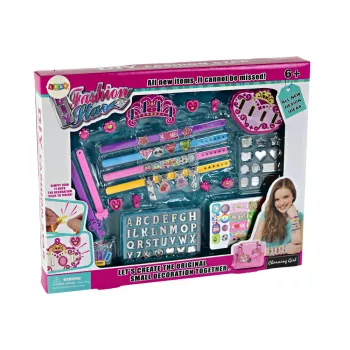 LEAN TOYS DIY Letters Pendants Bracelet Jewelry Set