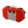 LEAN TOYS 3 viename DIY rinkinys su baterijomis Lagaminas Dirbtuvės 85 elementai 56cm