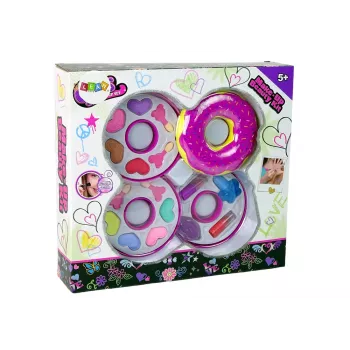 LEAN TOYS Donut Eye Shadow Lipstick Palette For Kids
