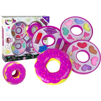 LEAN TOYS Donut Eye Shadow Lipstick Palette For Kids