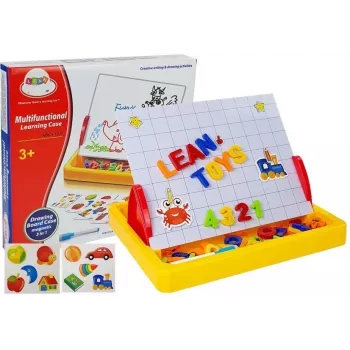 LEAN TOYS Piešimo lenta su magnetukais