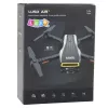 LEAN TOYS Drone LU50 Air Dviejų Kamerų HD MV Vaizdo Įrašas LED Šviesos Programėlė