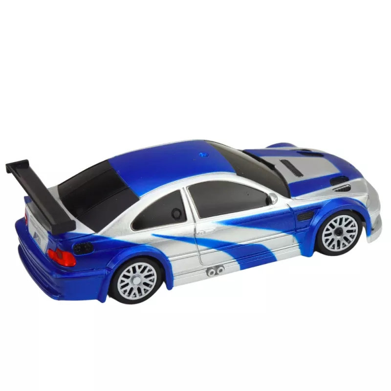 LEAN TOYS E46 nuotoliniu valdymu dreifuojantis sportinis automobilis RC kūgiai 15 km/h 1:43
