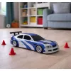 LEAN TOYS E46 nuotoliniu valdymu dreifuojantis sportinis automobilis RC kūgiai 15 km/h 1:43