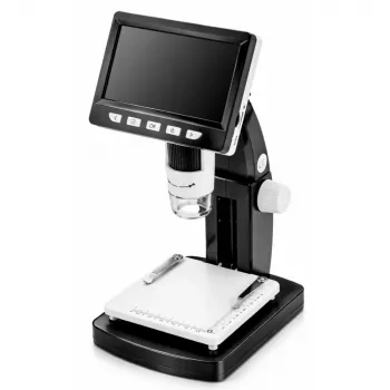 LEAN TOYS Educational Digital Microscope 4.3 Inch LCD Screen USB LED 1000x Magnification