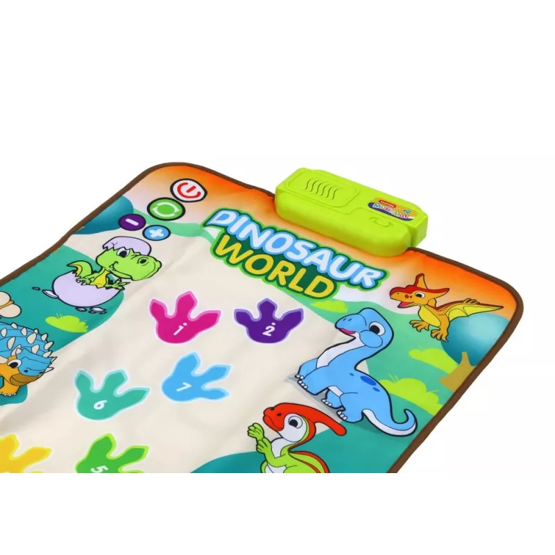 LEAN TOYS Educational Interactive Dance Mat Dinosaurs Lights Sounds