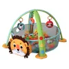 LEAN TOYS Educational Mat Lion Playpen Balls for Baby
