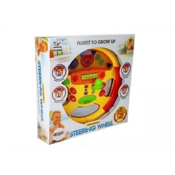 LEAN TOYS Vairas su garsu ir šviesomis kūdikiams