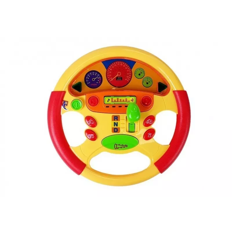 LEAN TOYS Vairas su garsu ir šviesomis kūdikiams