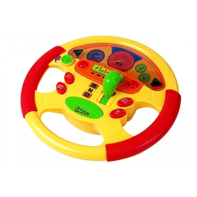 LEAN TOYS Vairas su garsu ir šviesomis kūdikiams