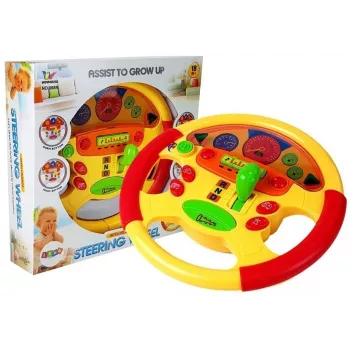 LEAN TOYS Vairas su garsu ir šviesomis kūdikiams