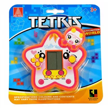 LEAN TOYS Electronic Game Tetris Star Red