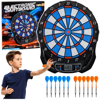LEAN TOYS Elektroninis LCD smiginio lenta arkadinis žaidimas 25 žaidimai 176 variantai