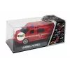 LEAN TOYS Fire Department Auto su traukimo virvele, šviesomis ir garsu