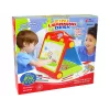 LEAN TOYS Sulankstomas 2v1 Lentynų Lagaminas - Kreida ir Markeris