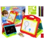 LEAN TOYS Sulankstomas 2v1 Lentynų Lagaminas - Kreida ir Markeris