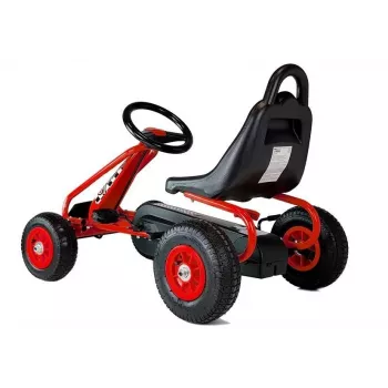 LEAN TOYS G201 Pedal Go-Kart Red