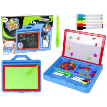 LEAN TOYS Glowing Paint 2in1 Magnetinė Piešimo Lenta