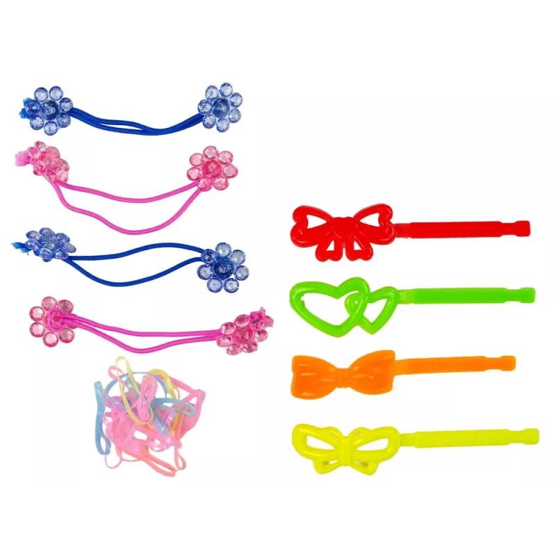 LEAN TOYS Plaukų dažymo rinkinys vaikams 5 dažai trintukai