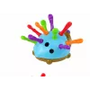 LEAN TOYS Hedgehog Puzzle Blue Colorful Spikes