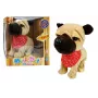 LEAN TOYS Interactive Dog On a Leash Barks Wags Tail Sensors
