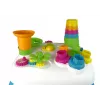 LEAN TOYS Interaktyvus lavinamasis stalas su kamuoliukų rūšiuokle ir čiuožykla Mėlynas