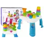 LEAN TOYS Interaktyvus lavinamasis stalas su kamuoliukų rūšiuokle ir čiuožykla Mėlynas
