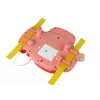 LEAN TOYS Interaktyvus rožinis vairo simulatorius su garsais ir šviesomis