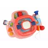 LEAN TOYS Interaktyvus rožinis vairo simulatorius su garsais ir šviesomis