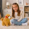 LEAN TOYS Interaktyvus minkštas šuniukas Poodle su švelniu kailiu