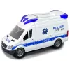 LEAN TOYS Interaktyvus policijos radijo automobilis su šviesos ir garso efektais, atsidarančiomis durelėmis