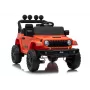 LEAN TOYS Jeep Rubicon DK-JWR558 24V Oranžinis elektrinis automobilis su tėvų nuotolinio valdymo pultu