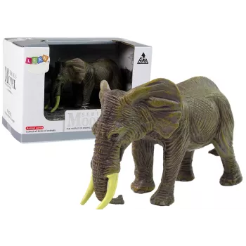 LEAN TOYS Didelė dramblio kolekcinė figūrėlė Pasaulio gyvūnai