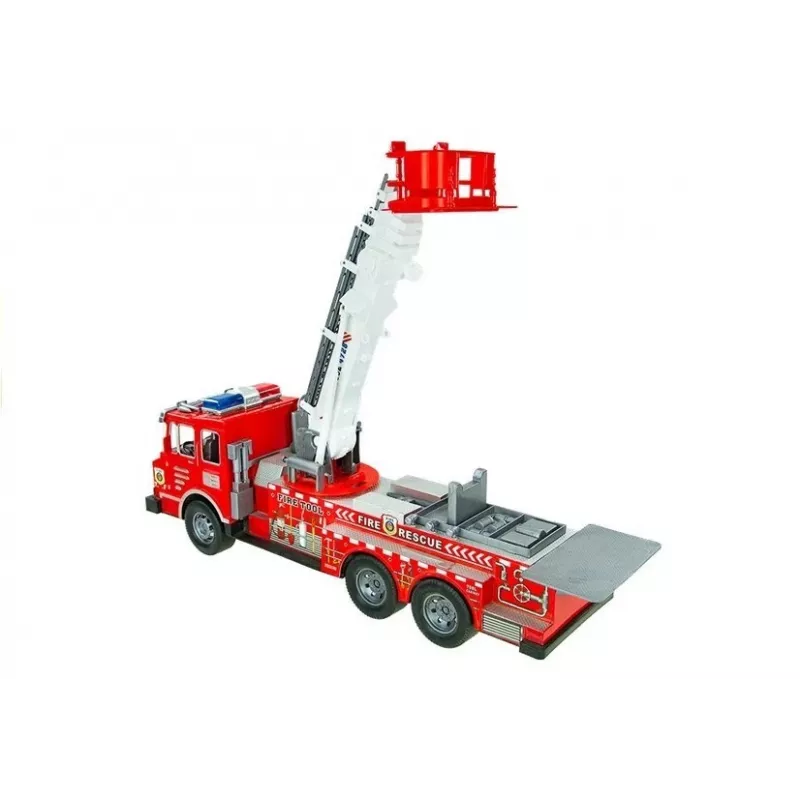 LEAN TOYS Large Fire Department Set Fire Truck Figures Quad Helmet For Children