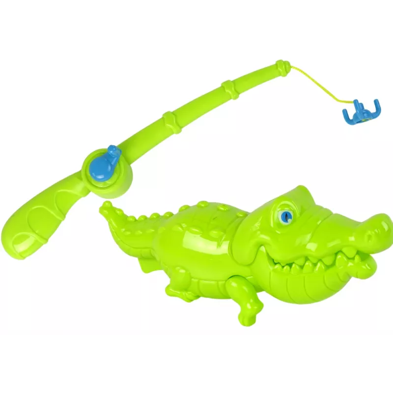 LEAN TOYS Didysis žvejybos rinkinys su meškere „Let's Go Fishing!“ – 11 elementų