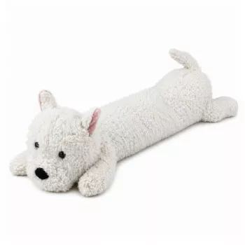 LEAN TOYS Didelis pliušinis Vakarų aukštumų baltasis terjeras (Westie) 90 cm