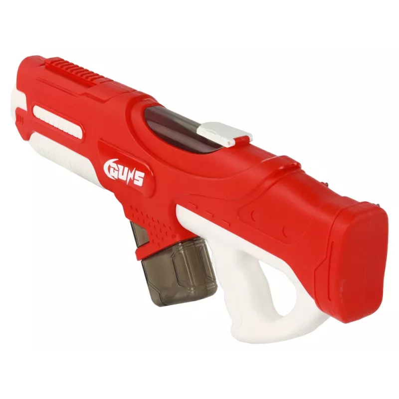 LEAN TOYS Didelis raudonas vandens pistoletas 750ml su akiniais