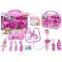LEAN TOYS Little Doctor Medical Kit In Suitcase Lights Sounds Pink