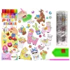 LEAN TOYS Llamas Animals Mosaic Diamond Embroidery Sticker Set