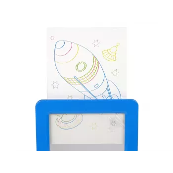 LEAN TOYS Magic Illuminated 3D Whiteboard Glasses Blue