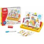LEAN TOYS Magnetinė lenta geometrinėms figūroms piešti su magnetais